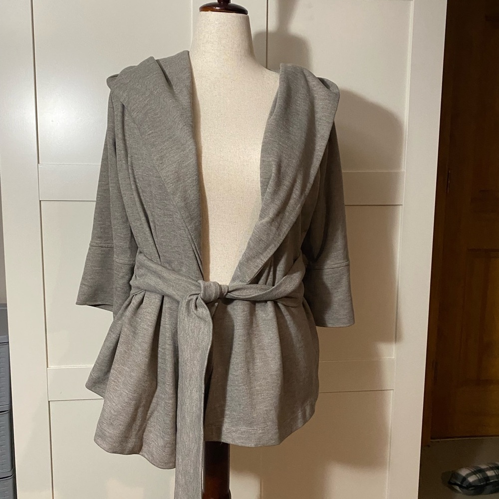 Xtaren Light Gray Knit Cardigan
